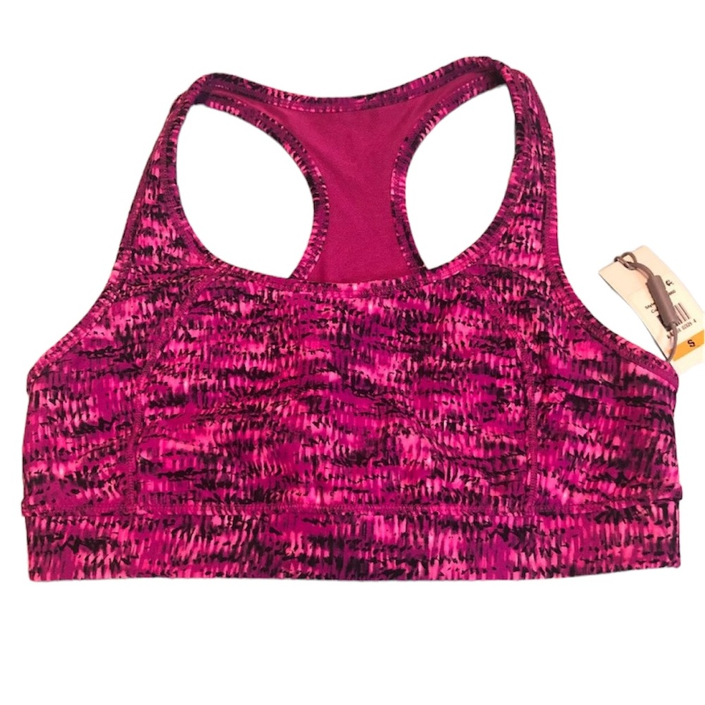 Calvin Klein Performance Pink and Black Sports Bra